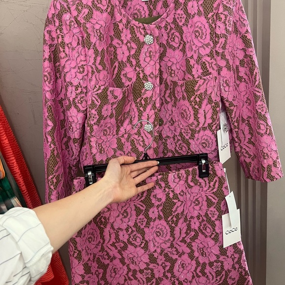 New set! 2 pieces - skirt and jacket size small ($258 retail) size small nit - Picture 5 of 5